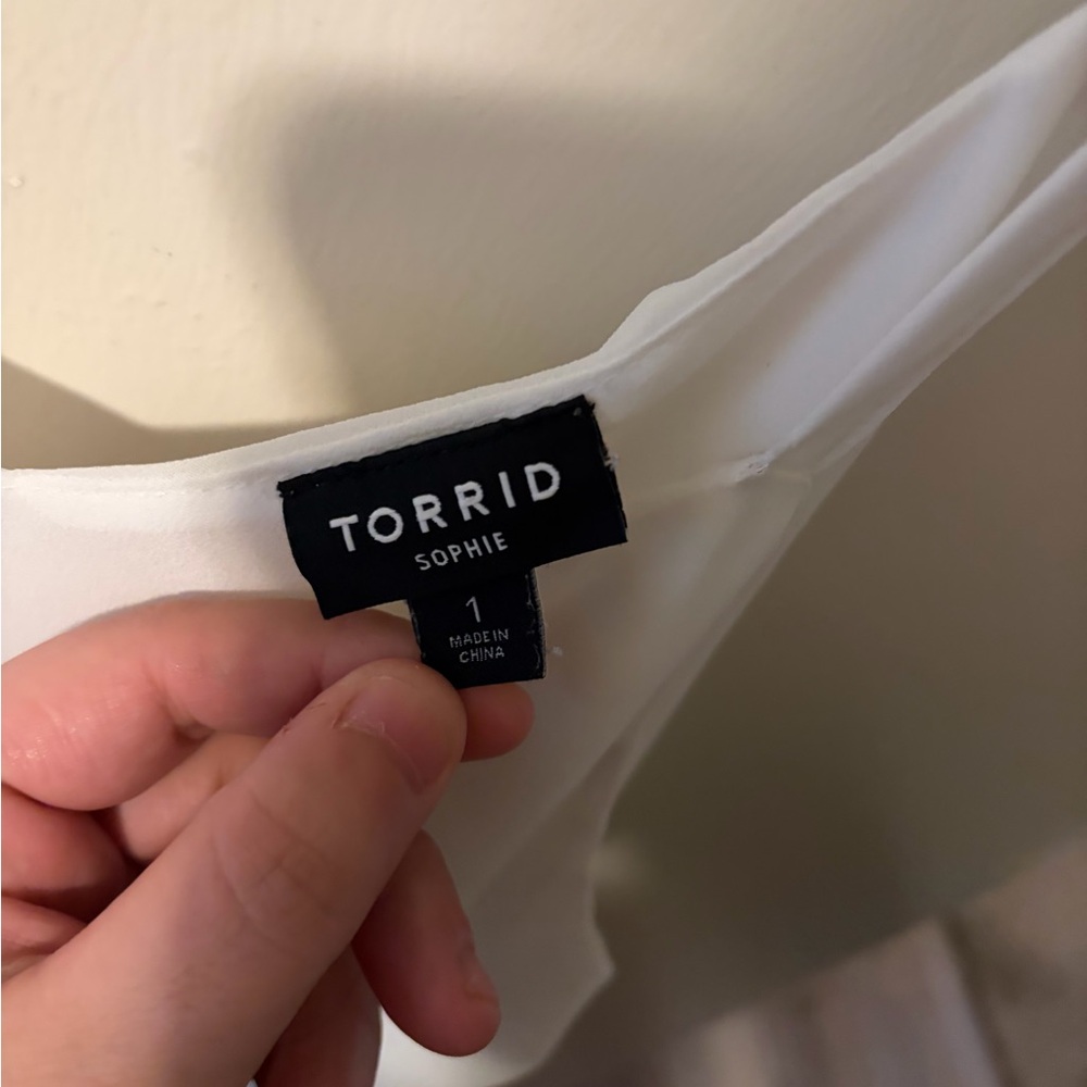 Torrid White Camisole Top - Picture 2 of 5
